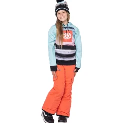 686 Bonded Fleece Hoodie - Girls'-Kids Kids Clothing|Girls Snow Clothing