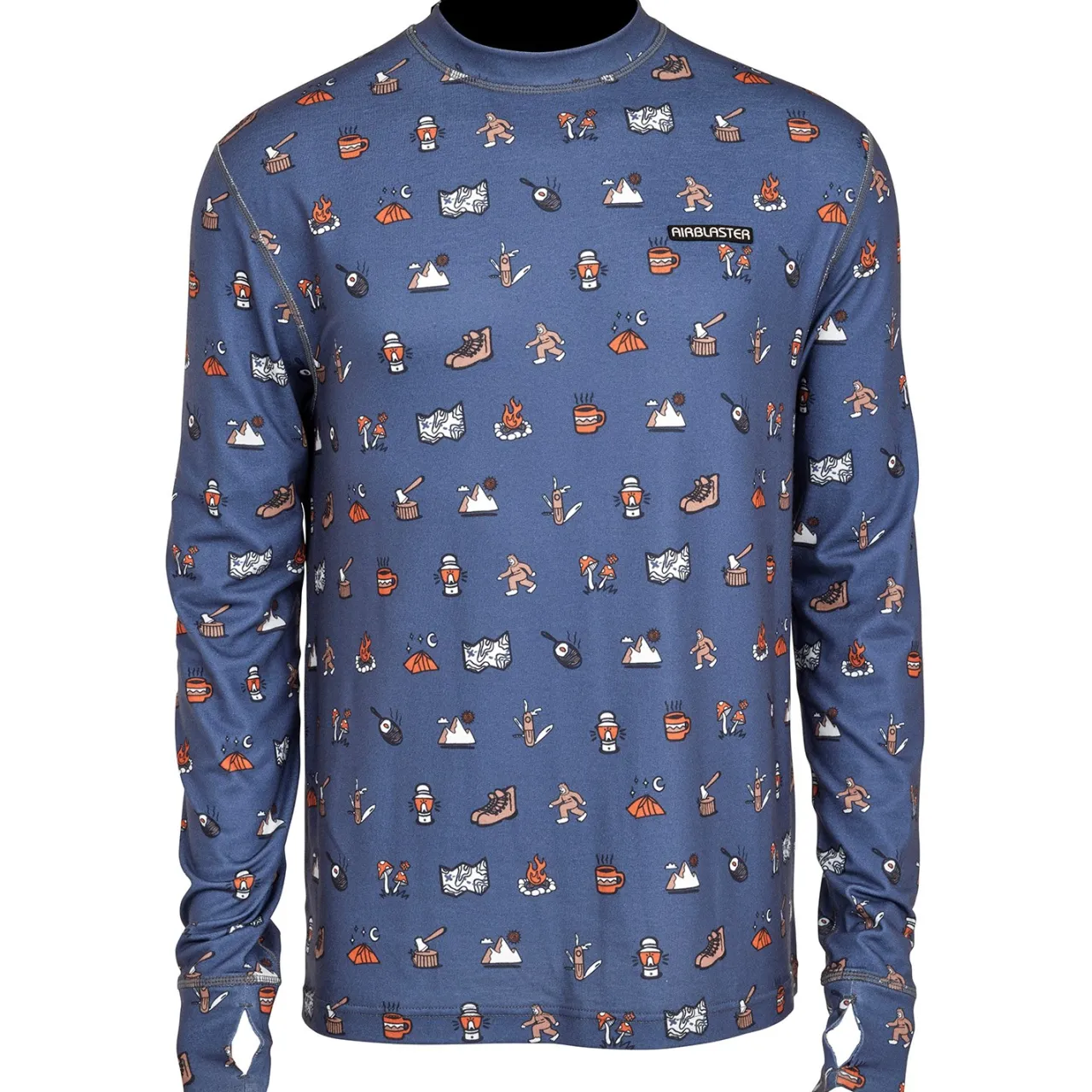 Airblaster Base Layer Top - Men's- Base Layers|Snow Clothing