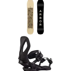 Arbor Carter Snowboard + Cypress Snowboard Bindings 2025- Snowboards With Bindings|Snowboard Packages