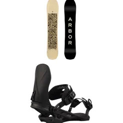 Arbor Carter Snowboard + Hemlock Snowboard Bindings 2025- Snowboards With Bindings|Snowboard Packages