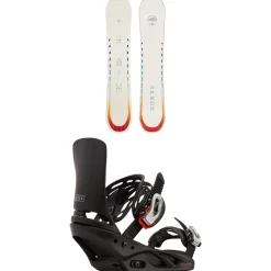 Arbor Mantra Rocker Snowboard + Burton Lexa Snowboard Bindings - Women's 2024- Snowboards With Bindings|Snowboard Packages
