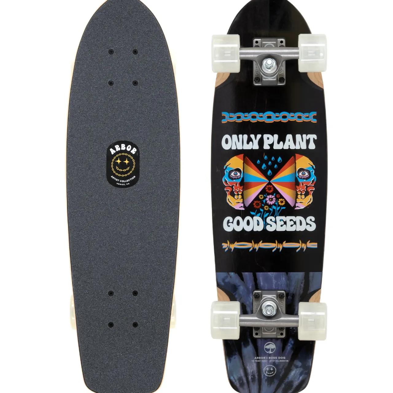 Arbor Pocket Rocket Artist Cruiser Skateboard Complete- Cruiser Completes