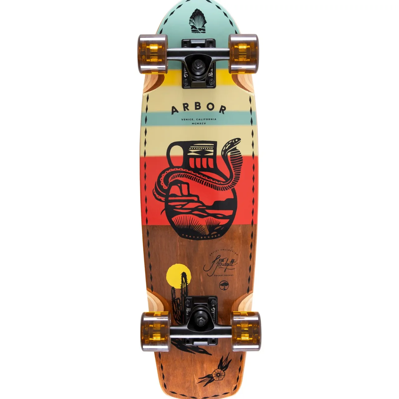 Arbor Pocket Rocket Artist Jess Mudgett Cruiser Skateboard Complete- Cruiser Completes