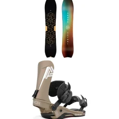 Arbor Satori Snowboard + Union Atlas Snowboard Bindings 2025- Snowboards With Bindings|Snowboard Packages