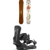 Arbor Swoon Camber Snowboard + Union Trilogy Classic Snowboard Bindings - Women's 2025- Snowboards With Bindings|Snowboard Packages