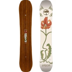 Arbor Swoon Rocker Snowboard + Union Juliet Snowboard Bindings - Women's 2025- Snowboards With Bindings|Snowboard Packages