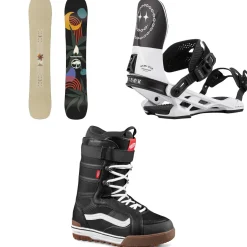 Arbor Westmark Snowboard + Hemlock Snowboard Bindings + Vans Hi-Standard Pro Snowboard Boots 2025- Snowboards, Bindings & Boots|Snowboard Packages