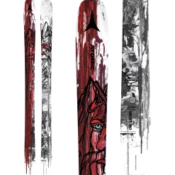 Atomic Bent 90 Skis + Salomon Strive 12 GW Ski Bindings 2024- Skis With Bindings|Skis With Bindings