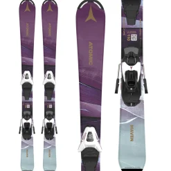 Atomic Maven Girl Skis + C5 GW Ski Bindings - Kids' 2025-Kids Skis|Kids Ski Packages