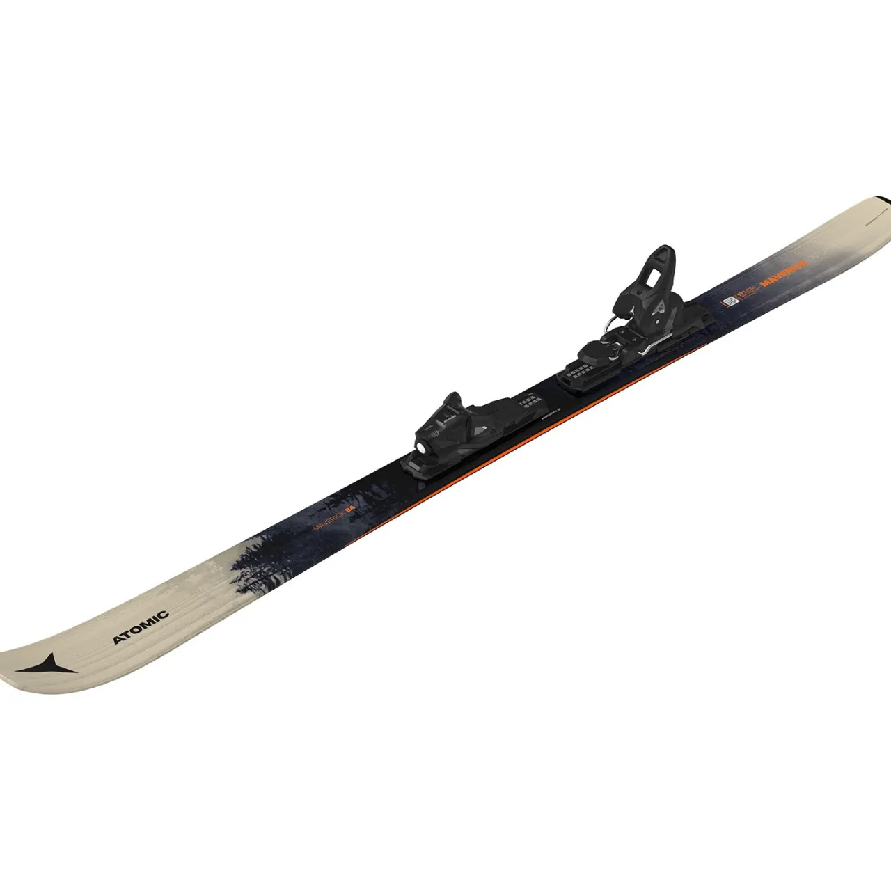 Atomic Maverick 84 Skis + M 10 GW Ski Bindings 2025- Skis With Bindings|Ski Packages