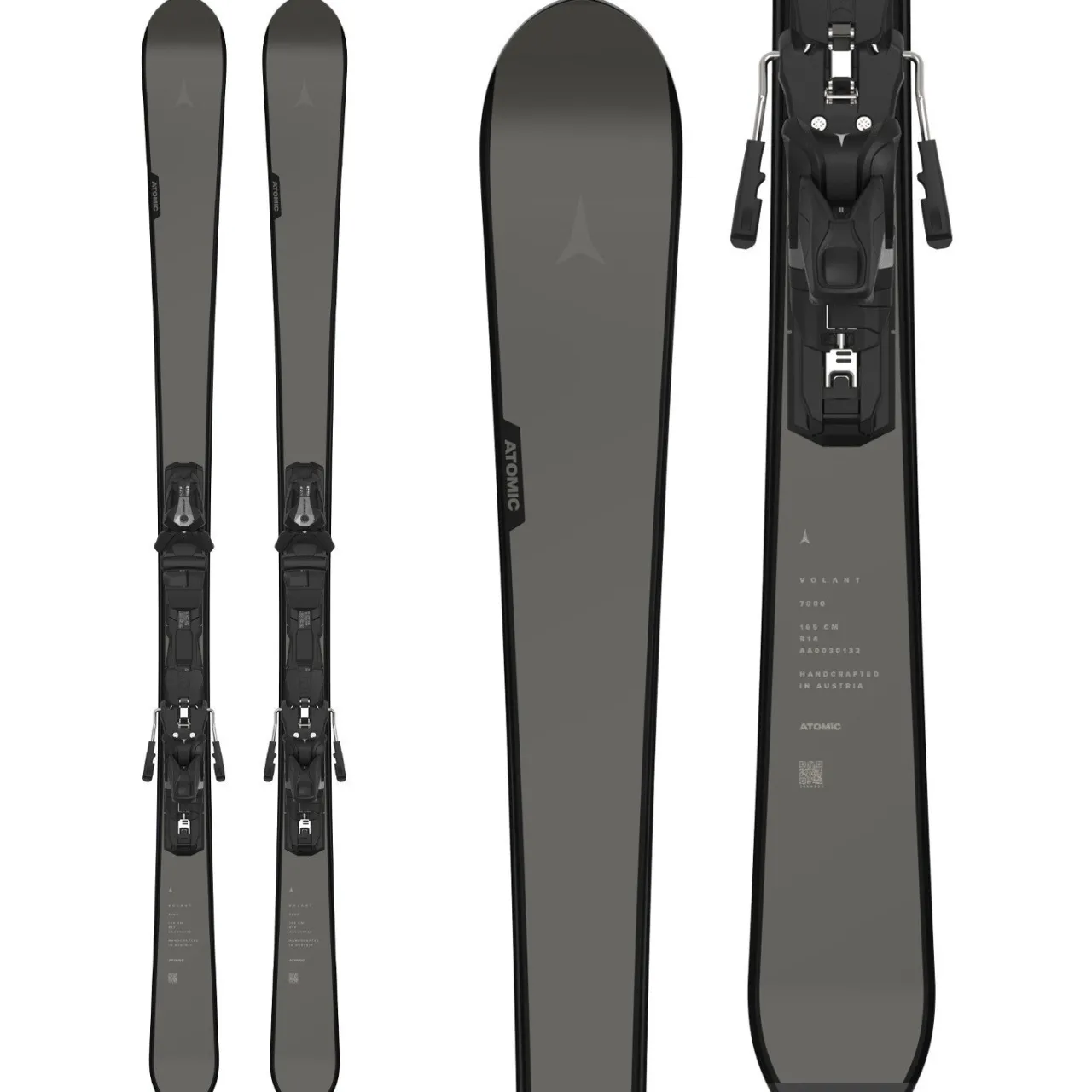 Atomic Volant 7000 Skis + MI 12 GW Black Ski Bindings 2025- Skis With Bindings|Ski Packages