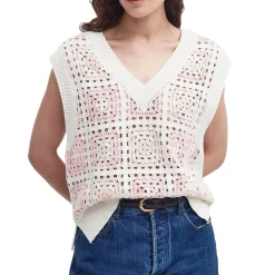 Barbour Falmouth Sleeveless Knitted Jumper Vest - Women's-Women Casual Clothing