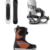 Bataleon Evil Twin+ Snowboard + Blaster Asymwrap Snowboard Bindings + Salsa BOA Snowboard Boots 2025- Snowboards, Bindings & Boots|Snowboard Packages