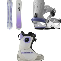 Bataleon Push Up Snowboard + Donna Heelwrap Snowboard Bindings + Mosh BOA Snowboard Boots - Women's 2025- Snowboards, Bindings & Boots|Snowboard Packages