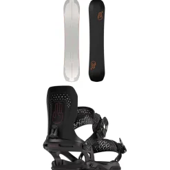 Bataleon Push Up+ Snowboard + Donna Asymwrap Snowboard Bindings - Women's 2025- Snowboards With Bindings|Snowboard Packages