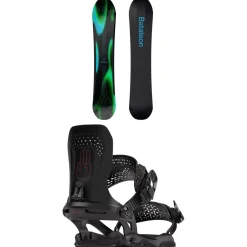 Bataleon Thunderstorm Snowboard + Donna Asymwrap Snowboard Bindings - Women's 2025- Snowboards With Bindings|Snowboard Packages