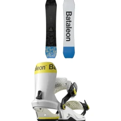 Bataleon Whatever Snowboard + Chaos Heelwrap Snowboard Bindings 2025- Snowboards With Bindings|Snowboard Packages