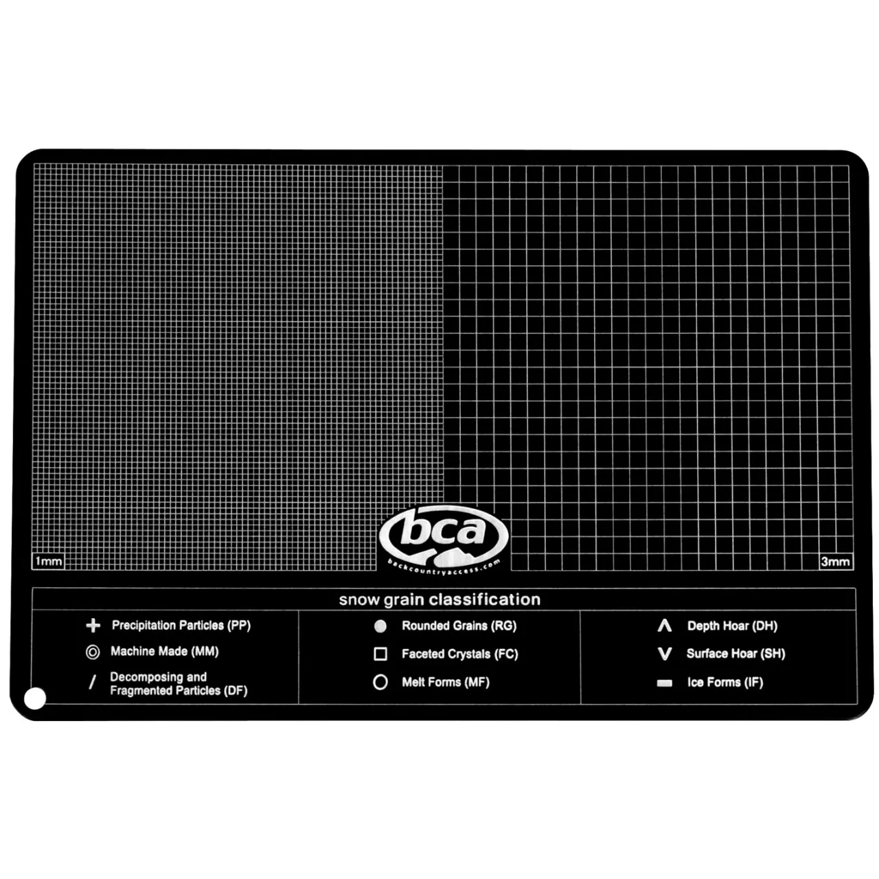 BCA Aluminum Crystal Card- Backcountry Snowboarding|Backcountry Safety Gear