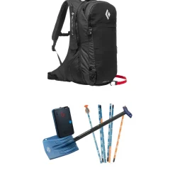 Black Diamond JetForce 25L Pro Airbag Pack + BCA Tracker S Rescue Package- Backcountry Packages|Ski Packages