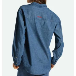 Brixton Bowery Boyfriend Overshirt - Women's-Women Casual Clothing|Tops & Shirts