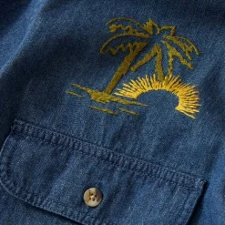 Brixton Bowery Boyfriend Overshirt - Women's-Women Casual Clothing|Tops & Shirts