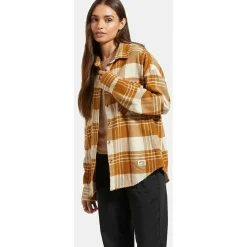 Brixton Bowery Classic Long-Sleeve Flannel - Women's-Women Casual Clothing|Tops & Shirts