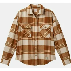 Brixton Bowery Classic Long-Sleeve Flannel - Women's-Women Casual Clothing|Tops & Shirts