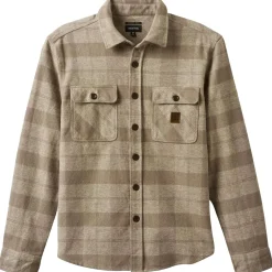 Brixton Bowery Heavy Weight Long-Sleeve Flannel - Men's- Casual Clothing|Shirts