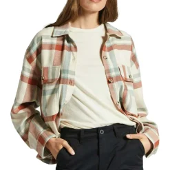 Brixton Bowery Long-Sleeve Flannel - Women's-Women Casual Clothing|Tops & Shirts