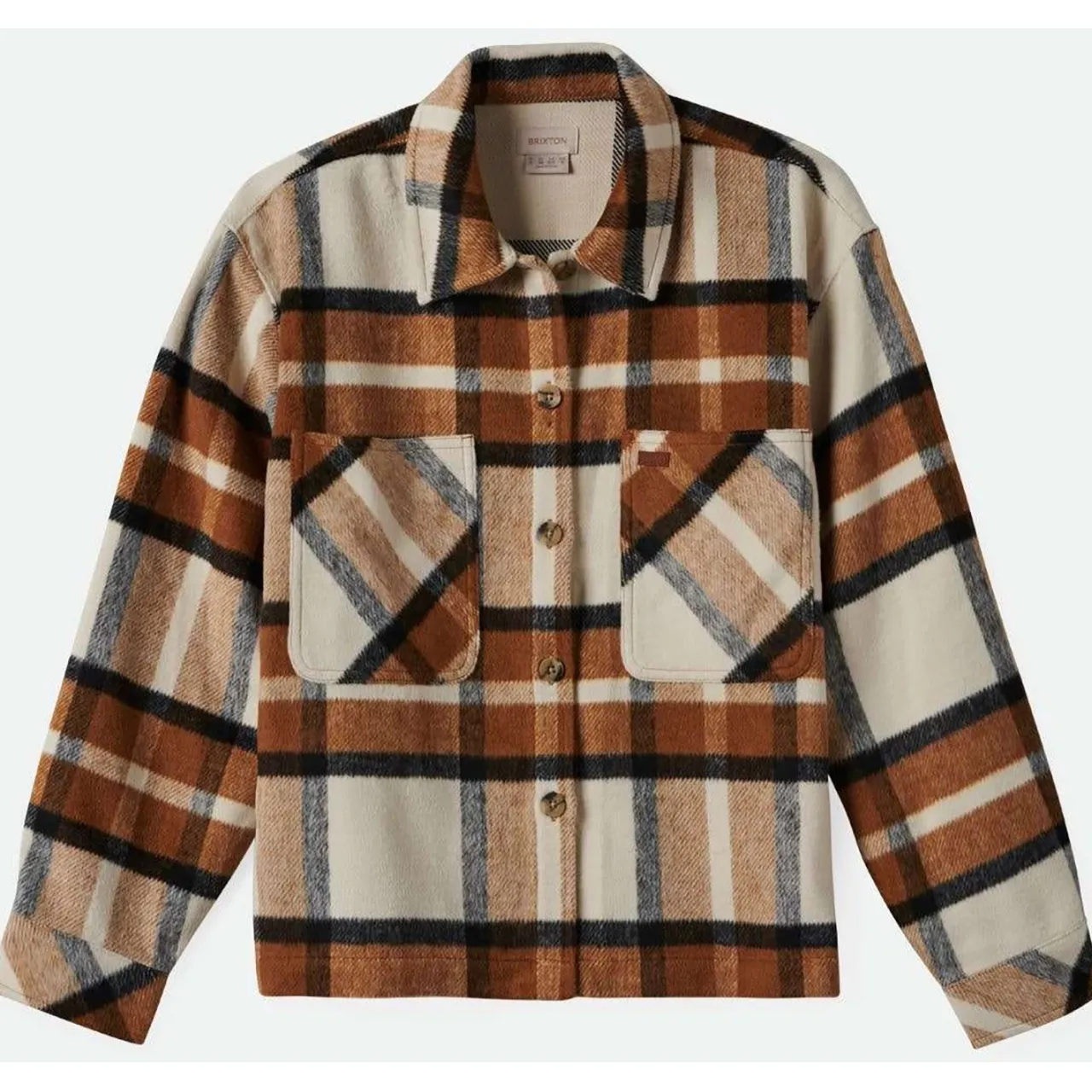 Brixton Bowery Soft Brushed Flannel - Women's-Women Tops & Shirts|Casual Clothing