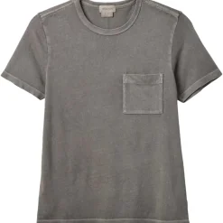 Brixton Carefree Organic Garmet Dye Perfect Pocket T-Shirt - Women's-Women Casual Clothing|T-Shirts & Tank Tops