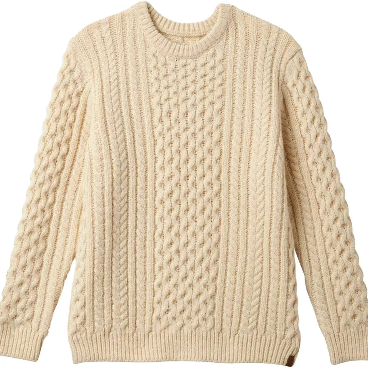 Brixton Classic Fisherman's Sweater - Unisex-Women Casual Clothing|Sweaters
