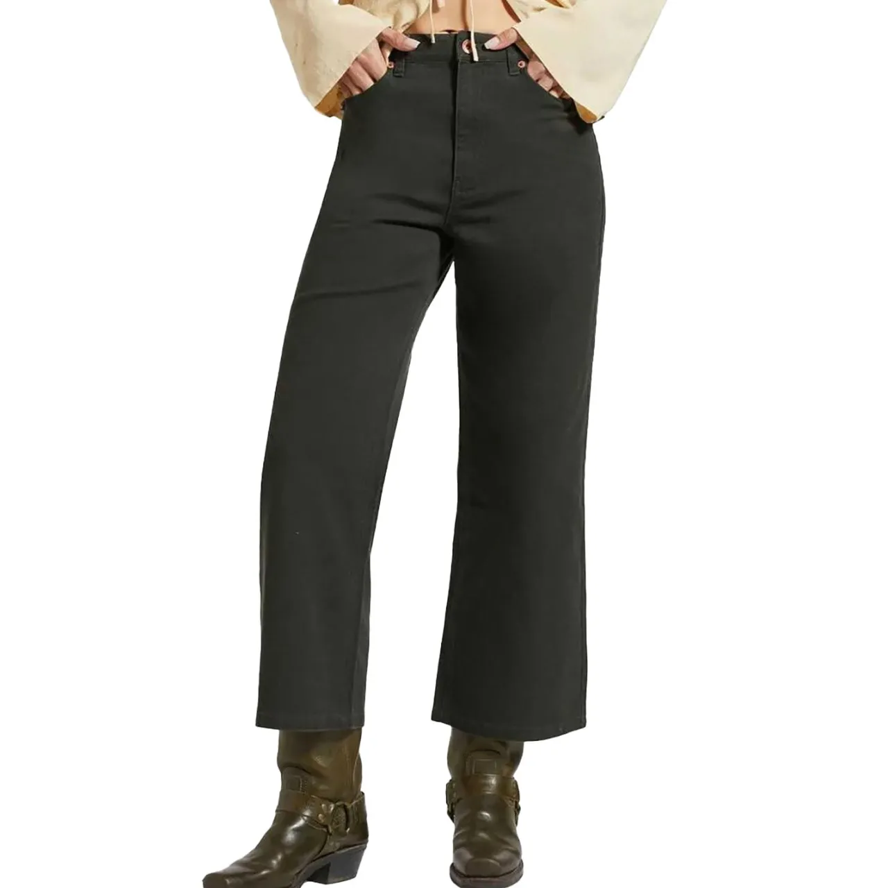 Brixton Margo Cropped 5 Pocket Pants - Women's-Women Casual Clothing|Jeans & Pants