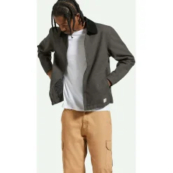 Brixton Mechanic Garage Zip Jacket - Men's- Casual Clothing|Snow Clothing