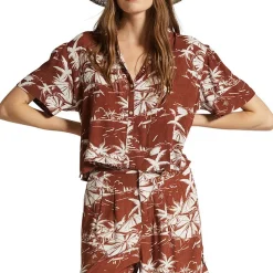 Brixton Riviera Short-Sleeve Woven Shirt - Women's-Women Casual Clothing|Tops & Shirts