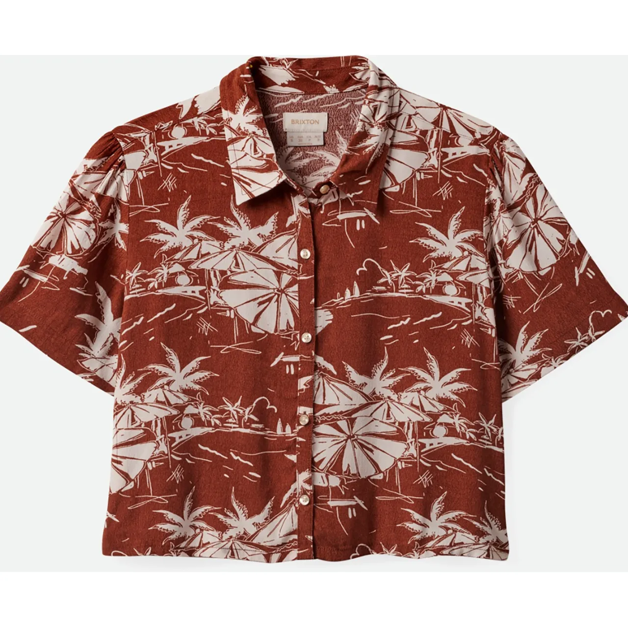 Brixton Riviera Short-Sleeve Woven Shirt - Women's-Women Casual Clothing|Tops & Shirts