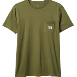 Brixton Woodburn Short-Sleeve Tailored Pocket T-Shirt - Men's- Casual Clothing|T-Shirts