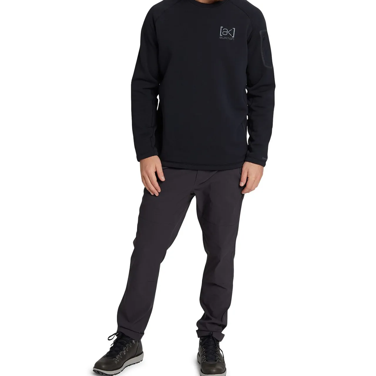 Burton AK Baker Power Stretch® Fleece Crew - Men's- Snow Clothing|Mid Layers