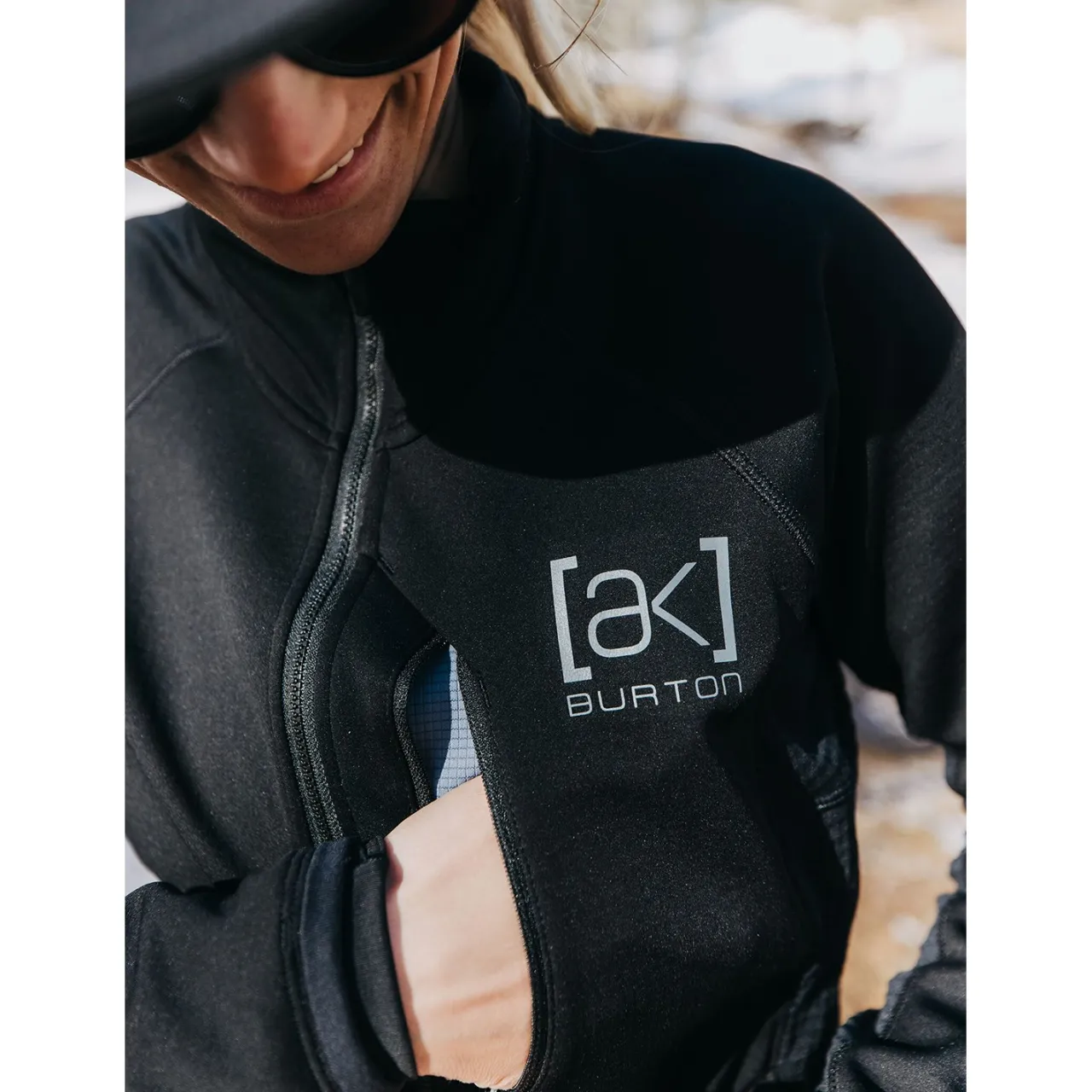 Burton AK Helium Grid Full-Zip Fleece - Women's-Women Casual Clothing|Snow Clothing