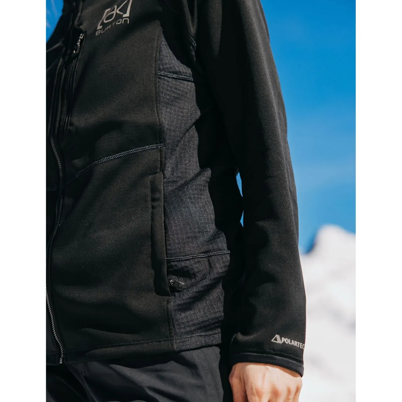 Burton AK Helium Grid Full-Zip Fleece - Women's-Women Casual Clothing|Snow Clothing