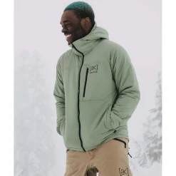 Burton AK Helium Hooded Stretch Jacket- Snow Clothing|Mid Layers