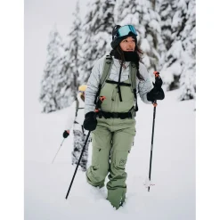 Burton AK Helium Hooded Stretch Jacket  + Kimmy Bib Pants - Women's 2024-Women Snow Clothing|Jacket & Pant Sets
