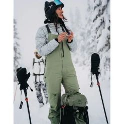 Burton AK Helium Hooded Stretch Jacket  + Kimmy Bib Pants - Women's 2024-Women Snow Clothing|Jacket & Pant Sets