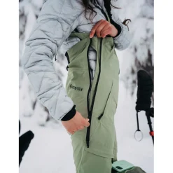 Burton AK Helium Hooded Stretch Jacket  + Kimmy Bib Pants - Women's 2024-Women Snow Clothing|Jacket & Pant Sets
