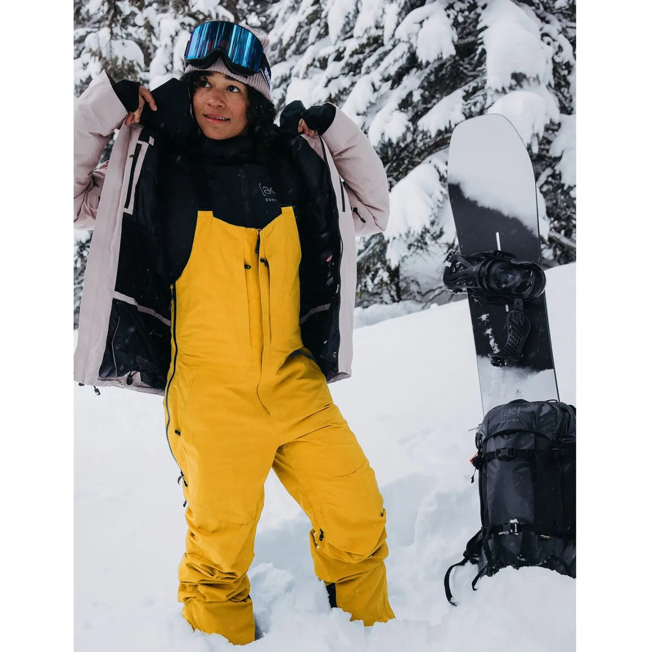 Burton AK Kimmy GORE-TEX 3L Stretch Bibs - Women's-Women Snow Clothing|Snowboard Pants & Bibs