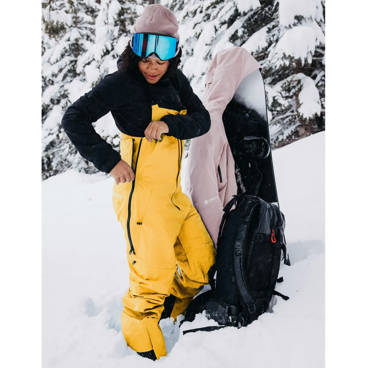 Burton AK Kimmy GORE-TEX 3L Stretch Bibs - Women's-Women Snow Clothing|Snowboard Pants & Bibs