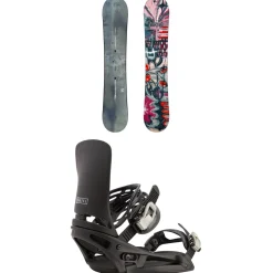 Burton Blossom Snowboard + Cartel EST Snowboard Bindings 2025- Snowboards With Bindings|Snowboard Packages