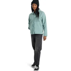 Burton Cinder Fleece Snap Shirt - Women's-Women Casual Clothing|T-Shirts & Tank Tops