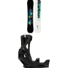 Burton Custom Flying V Snowboard + Step On Genesis Snowboard Bindings 2025- Step On Packages|Snowboard Packages
