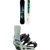 Burton Custom Flying V Snowboard + Cartel X Snowboard Bindings 2025- Snowboards With Bindings|Snowboard Packages
